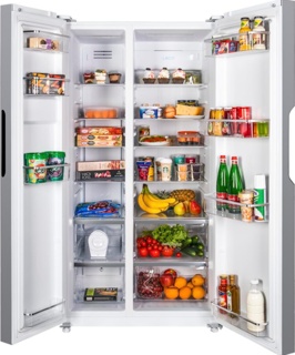 Просторные холодильники Side-by-Side от Maunfeld