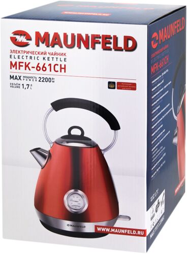 Чайник Maunfeld MFK-661CH вишневый с перламутром