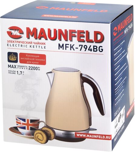 Чайник Maunfeld MFK-794BG бежевый